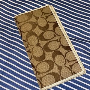 Coach Checkbook Wallet